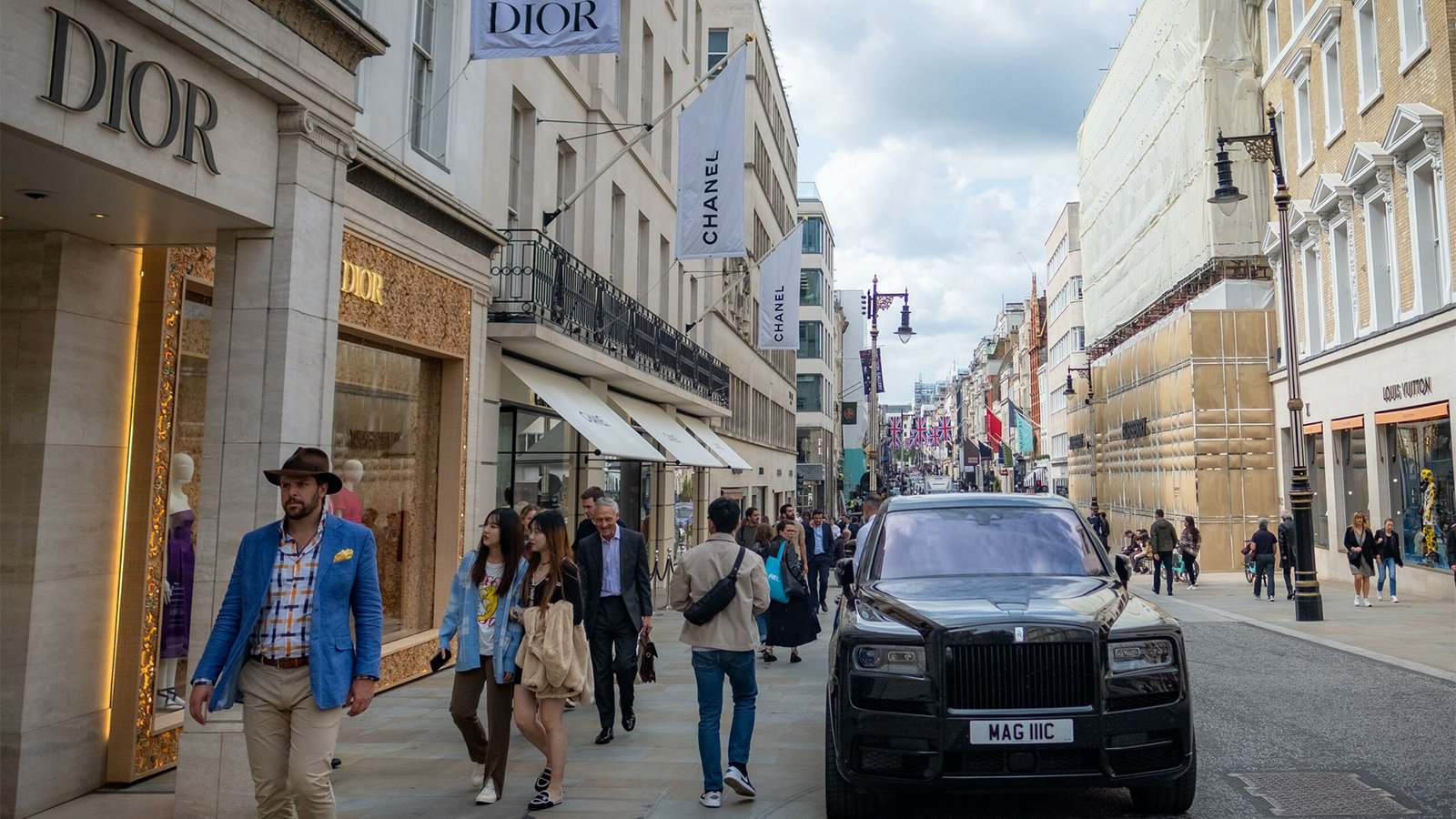 Bond Street luxury shopping London