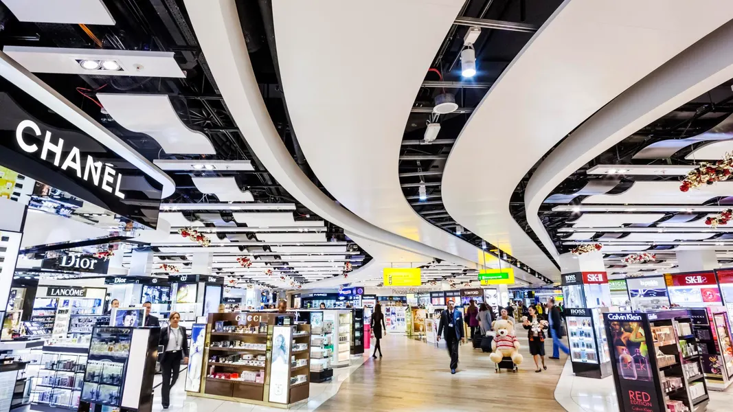 Heathrow airport luxury shopping duty free