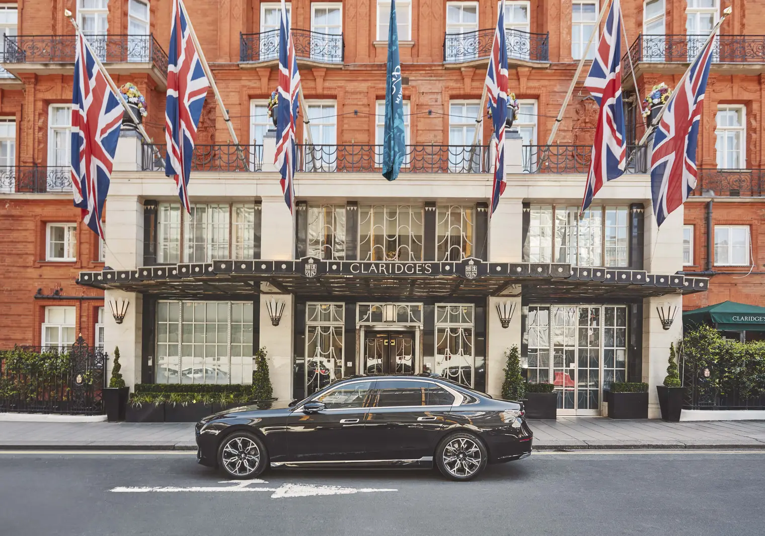 Mayfair luxury hotel Claridge's chauffeur arrival