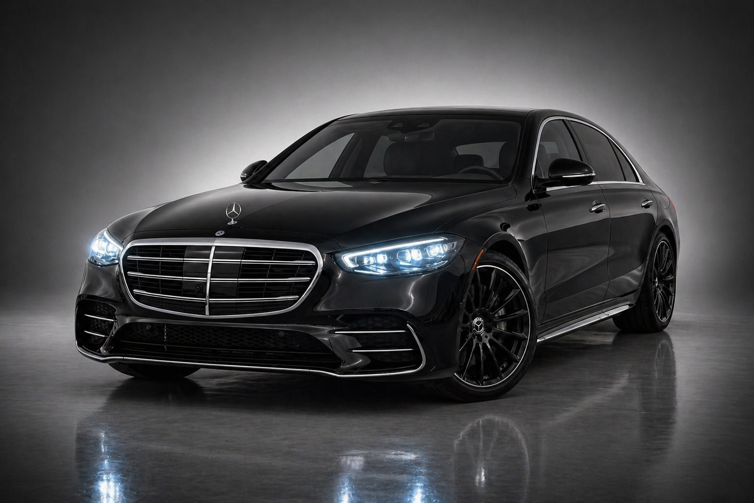 First Class chauffeur service London Mercedes S Class VIP airport transfer