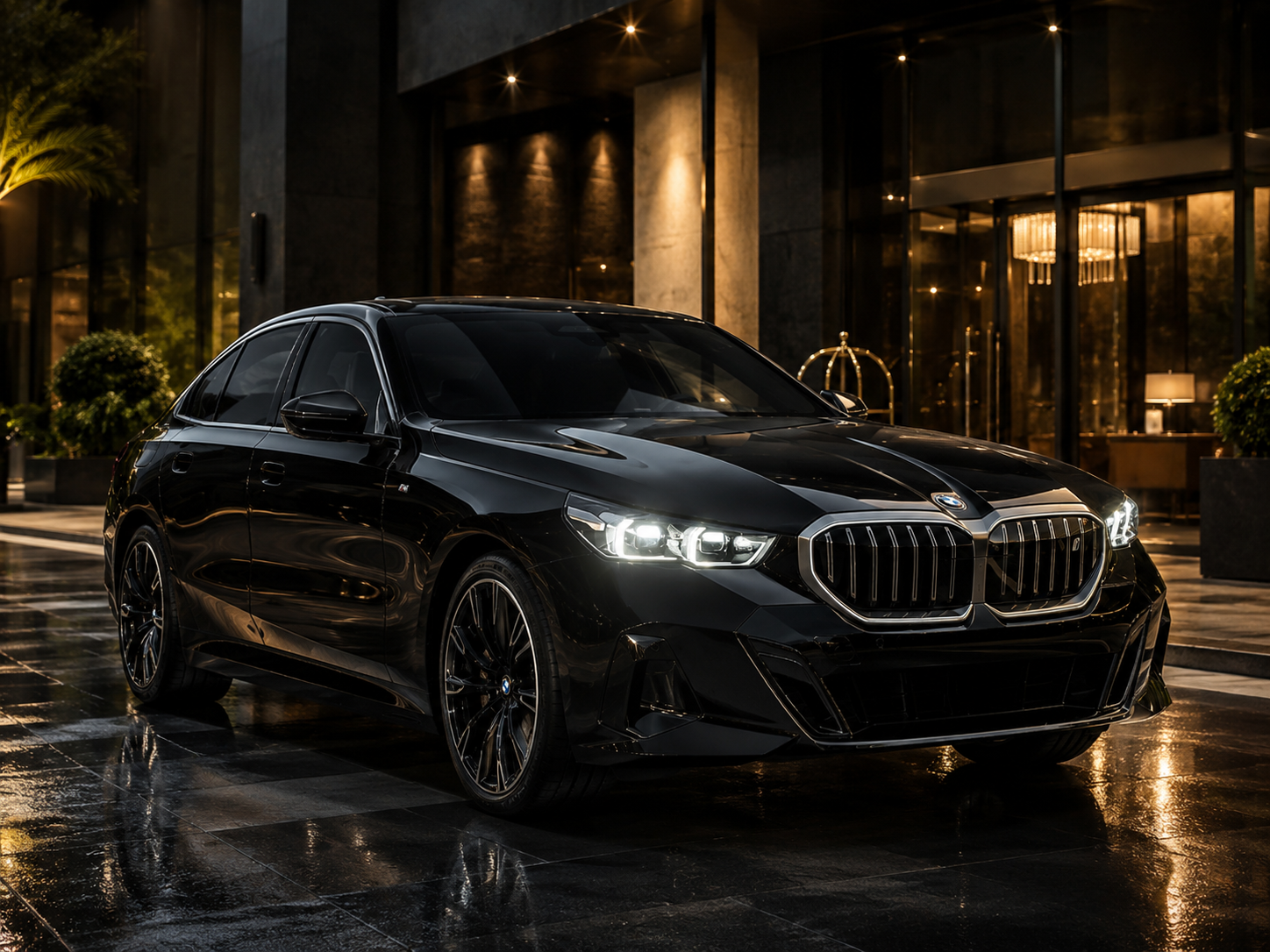 BMW 5 Series or BMW i5 Business Class chauffeur vehicle London