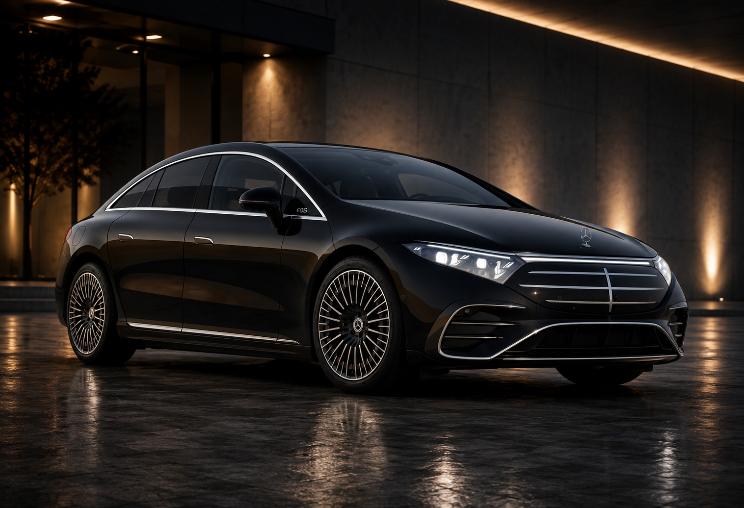Mercedes-Benz EQS First Class electric chauffeur London