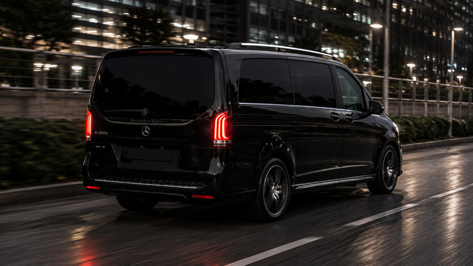 Mercedes-Benz V-Class right side exterior Black Fleet London